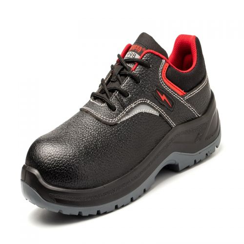 固邦特2101-AD2二層壓花牛皮絕緣鞋