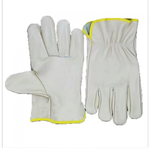 斗刀俠DD-1308頭層牛皮防水防油耐磨作業(yè)棉手套（雙）