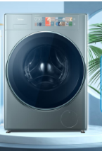 美的（Midea）洗衣機(jī)10公斤帶烘干 滾筒全自動 洗烘一體 母嬰兒童內(nèi)衣除螨除菌變頻大容量以舊換新 MD100VT55DG-Y46B