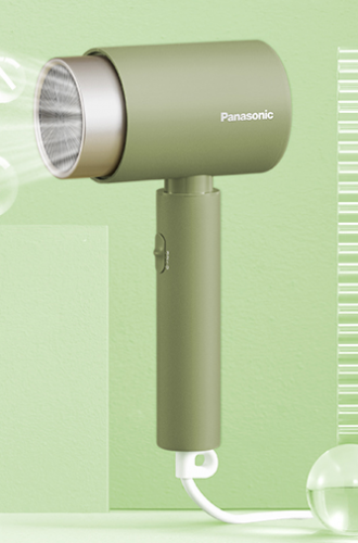 松下（Panasonic）電吹風(fēng)機(jī)大功率高速大風(fēng)力速干便攜送學(xué)生宿舍用負(fù)離子護(hù)發(fā)不傷發(fā)電吹風(fēng)筒EH-WNE5H禮盒款綠
