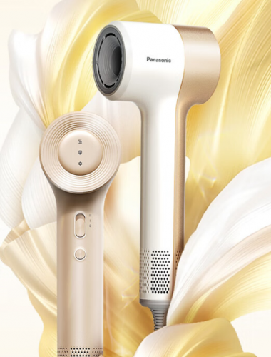 松下（Panasonic）繽紛筒高速吹風(fēng)機(jī)負(fù)離子 低噪音大風(fēng)力吹頭發(fā)負(fù)離子電吹風(fēng)速干護(hù)發(fā)家用大功率吹風(fēng)筒NE7H達(dá)芬奇白